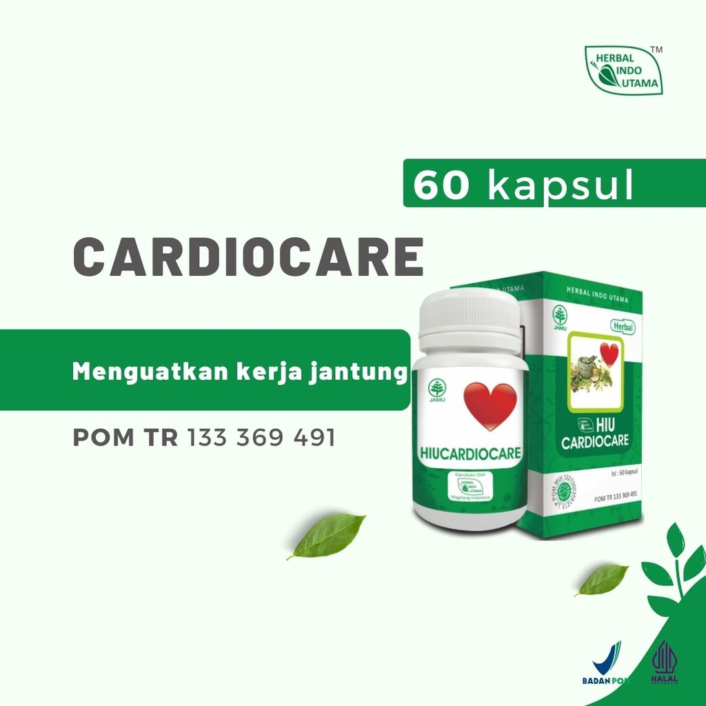 

Hiucardiocare Original Obat Jantung Herbal