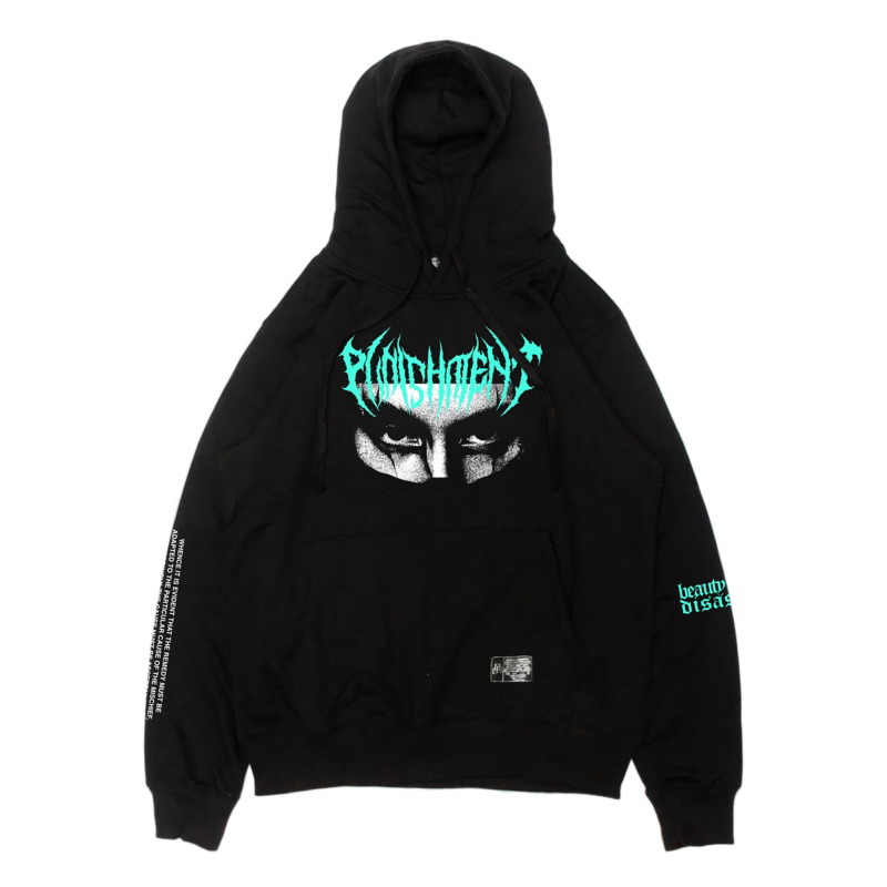 Sweater Hoodie Punishment Fosmoutgre Black