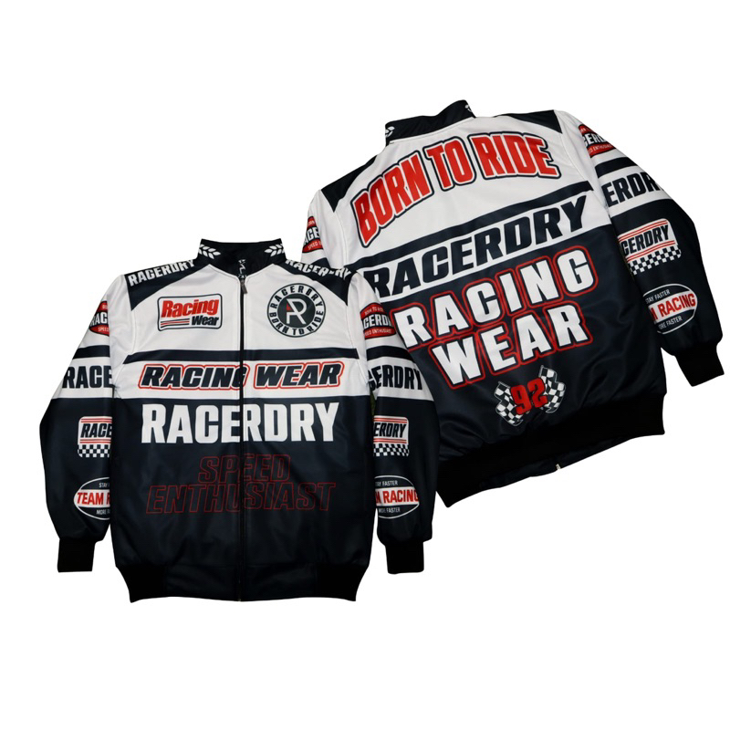 Jaket Motor Touring Nascar Vintage Racerdry Series Full Printing