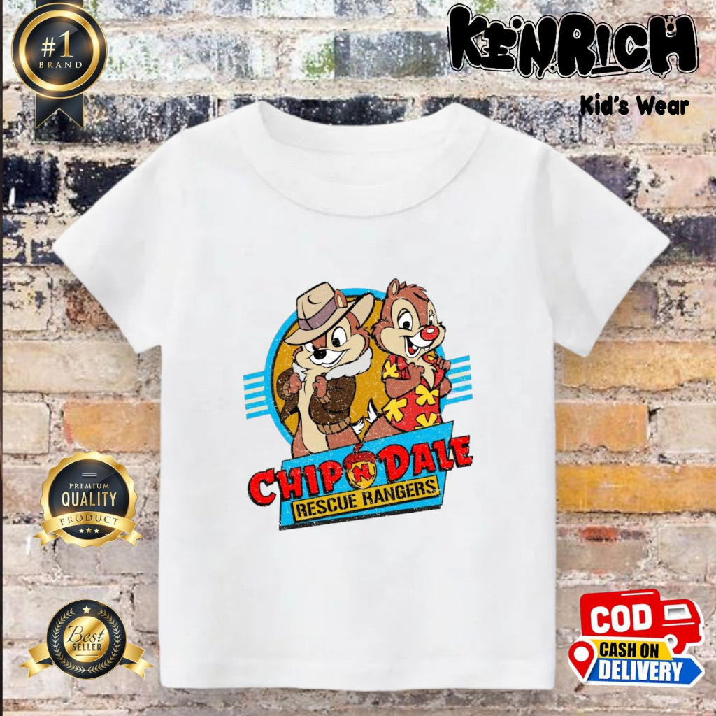 KAOS ANAK MOTIF CHIP DALE