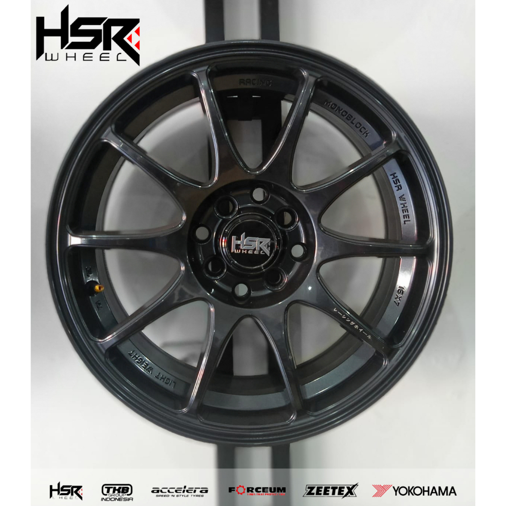 Pelek Mobil Ring 17 HSR Original Indy H8 , Mobilio,City,Vios - Gratis Ongkir