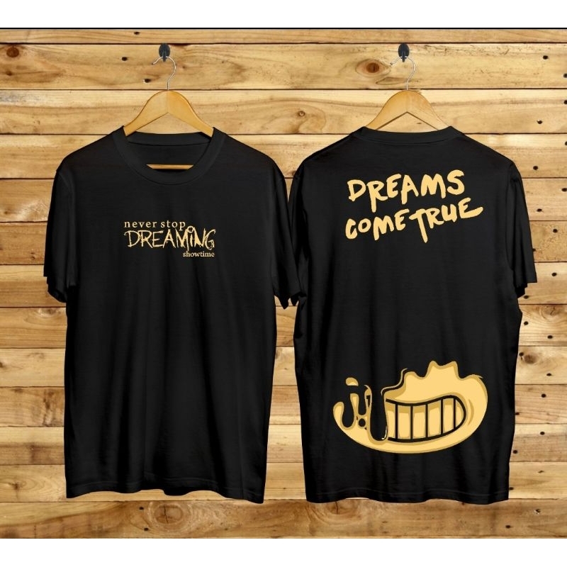 cod kaos distro motif  smile never stop dreaming new 2023