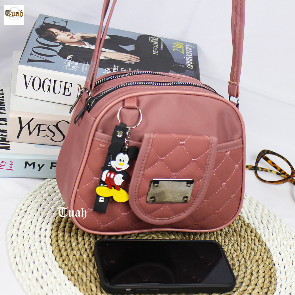 TUAH SLIMBAGS HARGA GROSIR / Tas Selempang 3 Ruang Series High quality IW - 36 / Tas Selempang Wanita / Tas Wanita Ala Korean Style / Tas Wanita Terbaru Kekinian &amp; Terlaris 2023