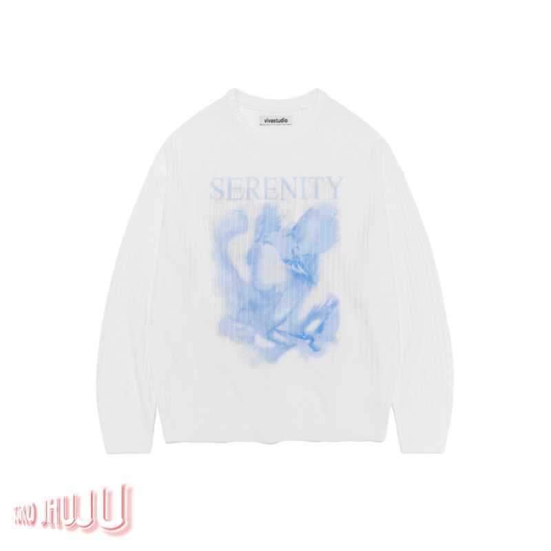 Sweater Kim Doyoung Trejo Serenity Biru Raster