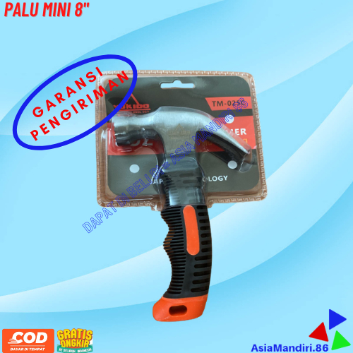 Palu Kambing / Palu Mini / Palu Cebol Gagang Karet Mini