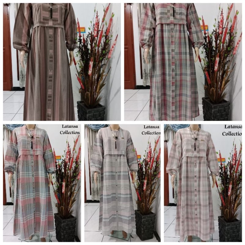 gamis viral triset by original latansa