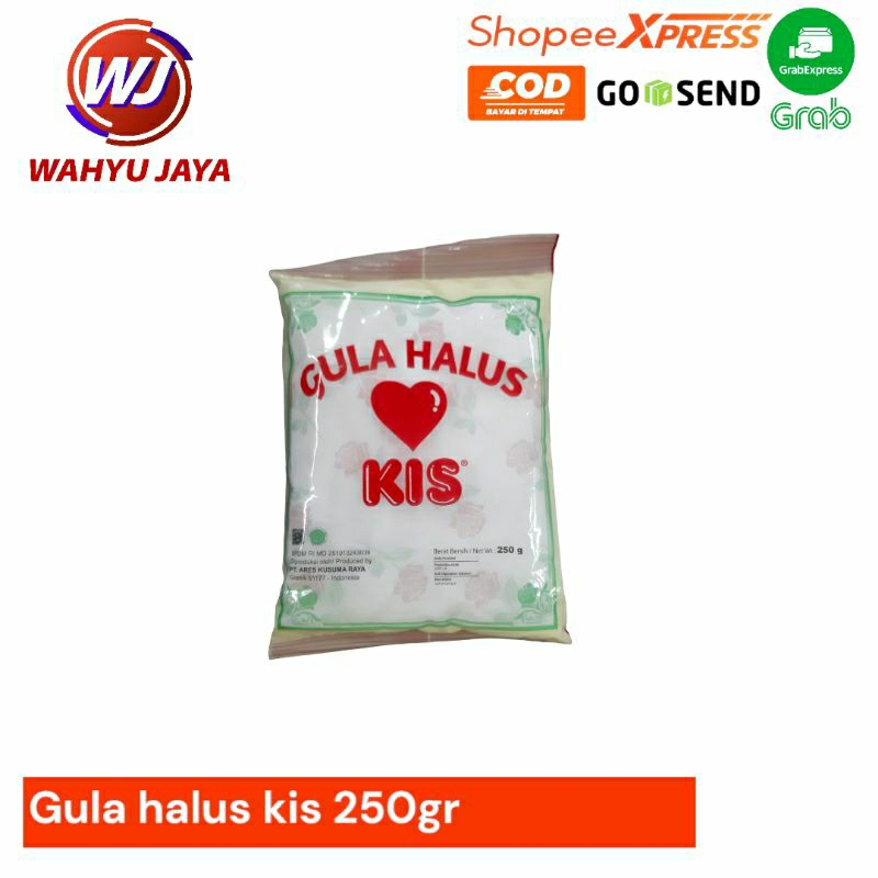 

gula halus kis 250gr -500gram