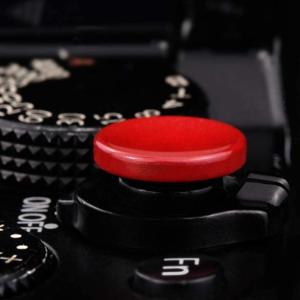 Soft Shutter Release Button Hitam/Merah for Fuji, Leica, Minolta, etc NSKR