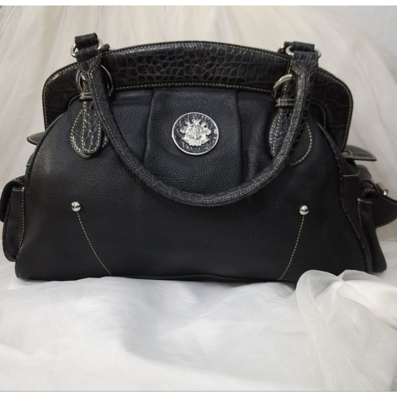 Tas handbag wanita kulit warna hitam by NICOLE MILLER