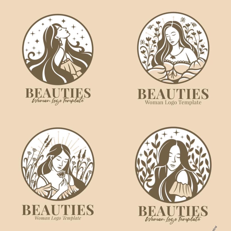 

(DRAN ALA BEAUTIES) JASA PEMBUATAN DESAIN LOGO OLSHOP BISNIS SIMPLE ELEGAN
