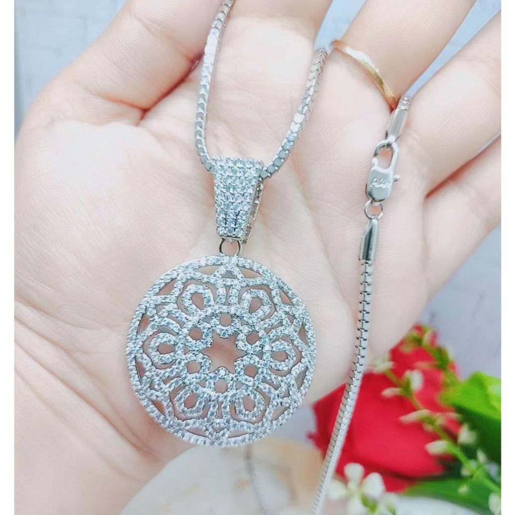 Kalung Xuping Permata Lapis Emas Perhiasan Fashion R128