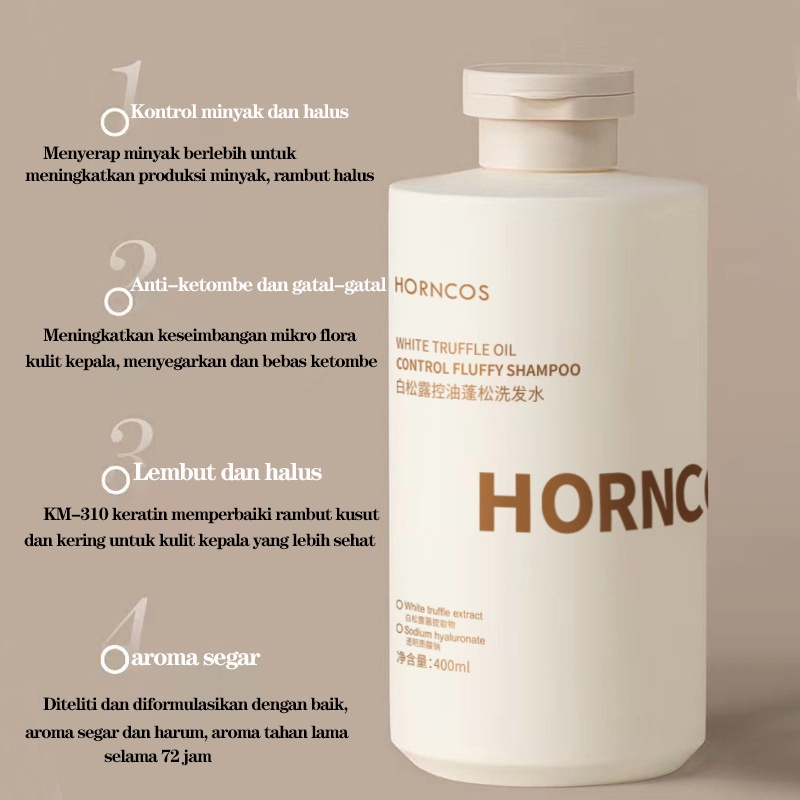 Shampo Anti Ketombe &amp; Anti Gatal dan Mencegah Rambut Rontok Sampo Kontrol Minyak Garam Laut Shampoo Anti Tungau 400ml Original