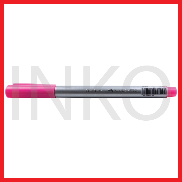 

FABER CASTELL FINELINER CLIP CAP FUCHSIA INK 1PCS