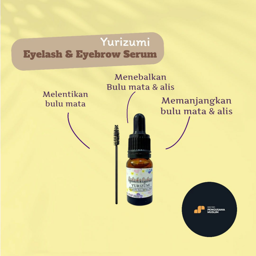 Serum Bulu Mata Yurizumi Eyelash dan Eyebrow Original Untuk menumbuhkan Bulu Mata