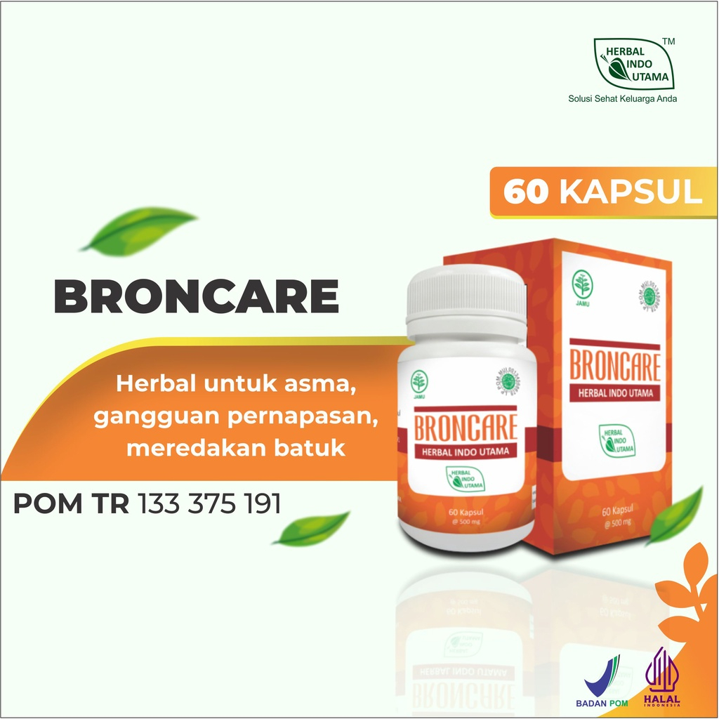 

BRONCARE Obat Asma Sesak Nafas