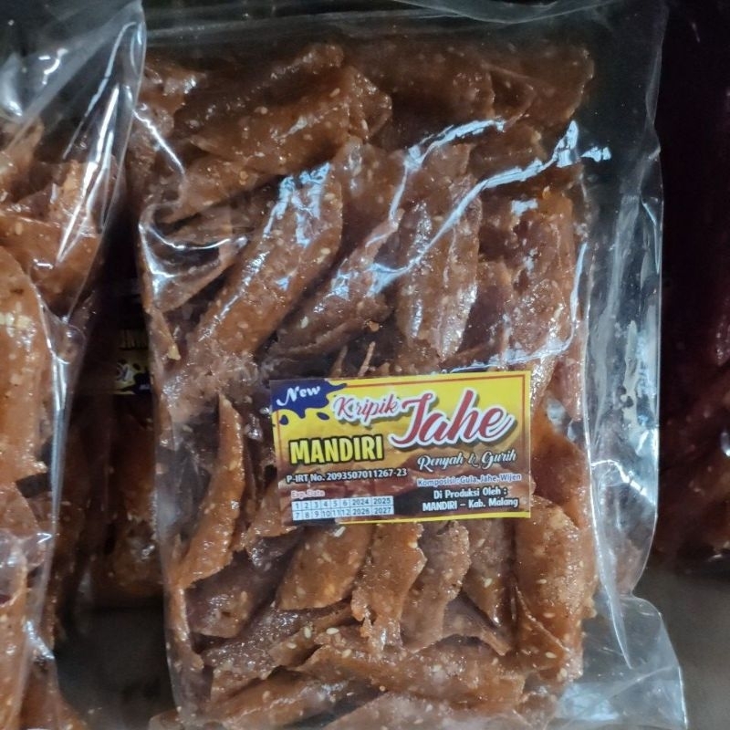 Keripik Jahe Renyah dan Gurih 290 Gr