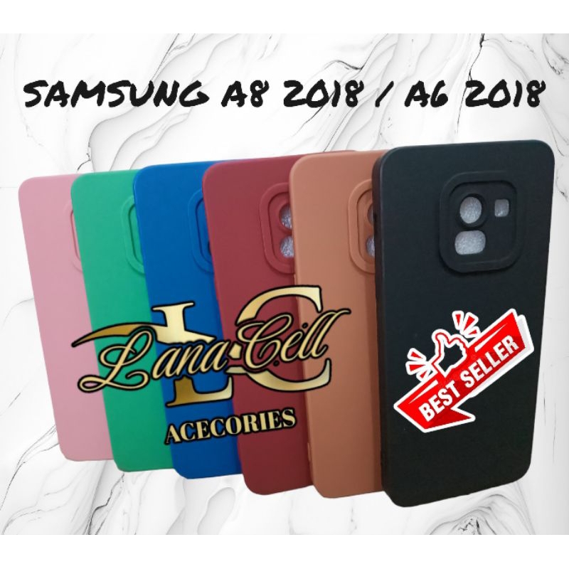 SoftCase ProCamera SAMSUNG A8 2018 / SAMSUNG A6 2018 MACARON + PELINDUNG CAMERA
