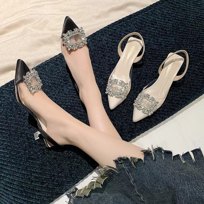 MYSTYLE Kasa Korea Design Heels Fashion Wanita Import