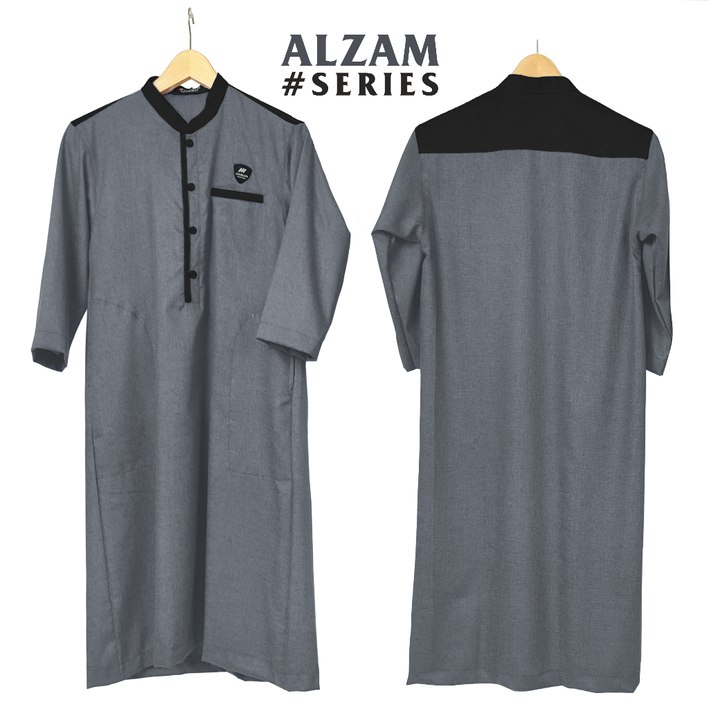 Jubah Anak Gamis Anak &amp; Remaja Laki-laki Premium ALZAM Bahan Kain impor Katun Madinah