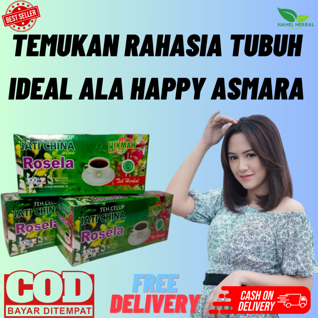 Ingin Tubuh Langsing Yang Memukau? Percayakan Pada Teh Celup Daun Jati Cina Plus Bunga Rosella Pelan