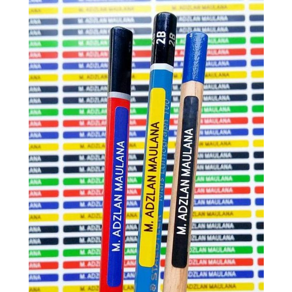 

LABEL NAMA PENSIL / BARANG ANAK CUSTOM / BISA REQUEST