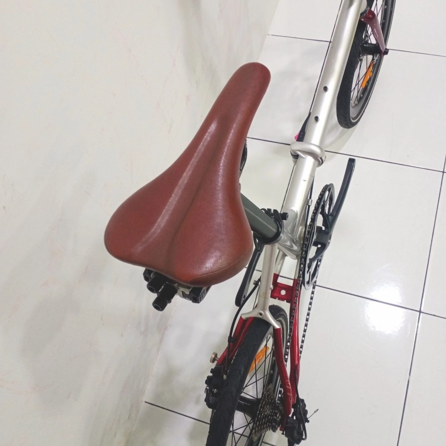 Sepeda Lipat United 16&quot; Black Horse X SIlver Red Folding Bike Cycling