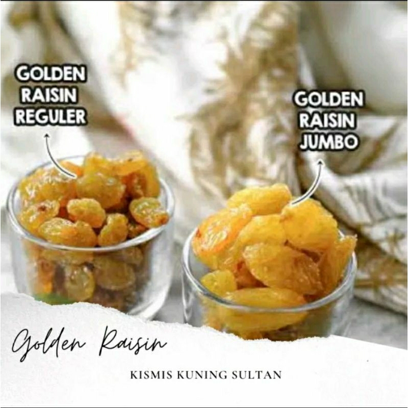 

Golden Raisin (Kismis Kuning Sultan)