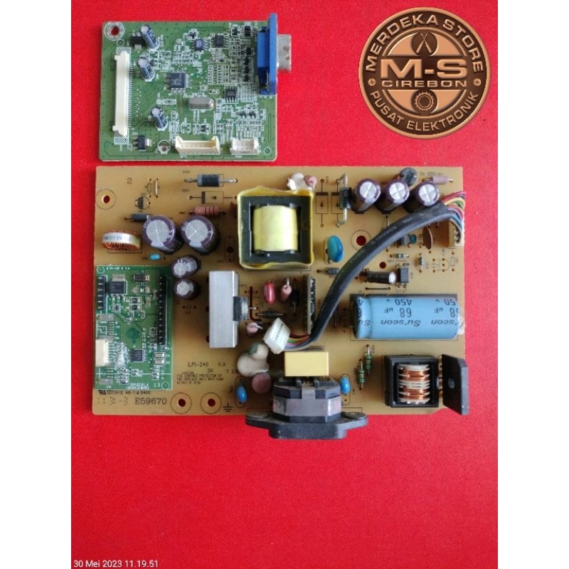 MB MOBO MAINBOARD MODULE PSU  POWER SUPPLY MONITOR DELL E1912HF