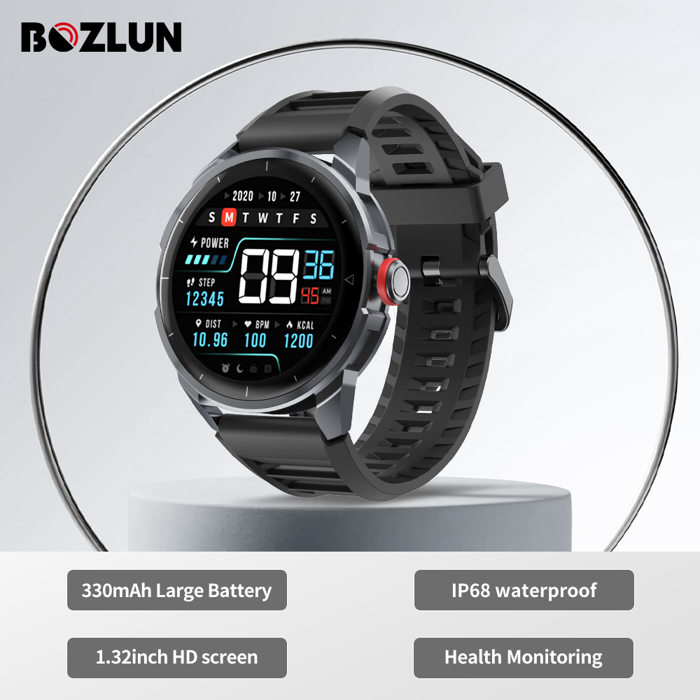 Smartwatch tahan air Touch Screen SpO2 Monitor IP68 waterproof jam tangan  50+ watch faces Sport And Health Monitor