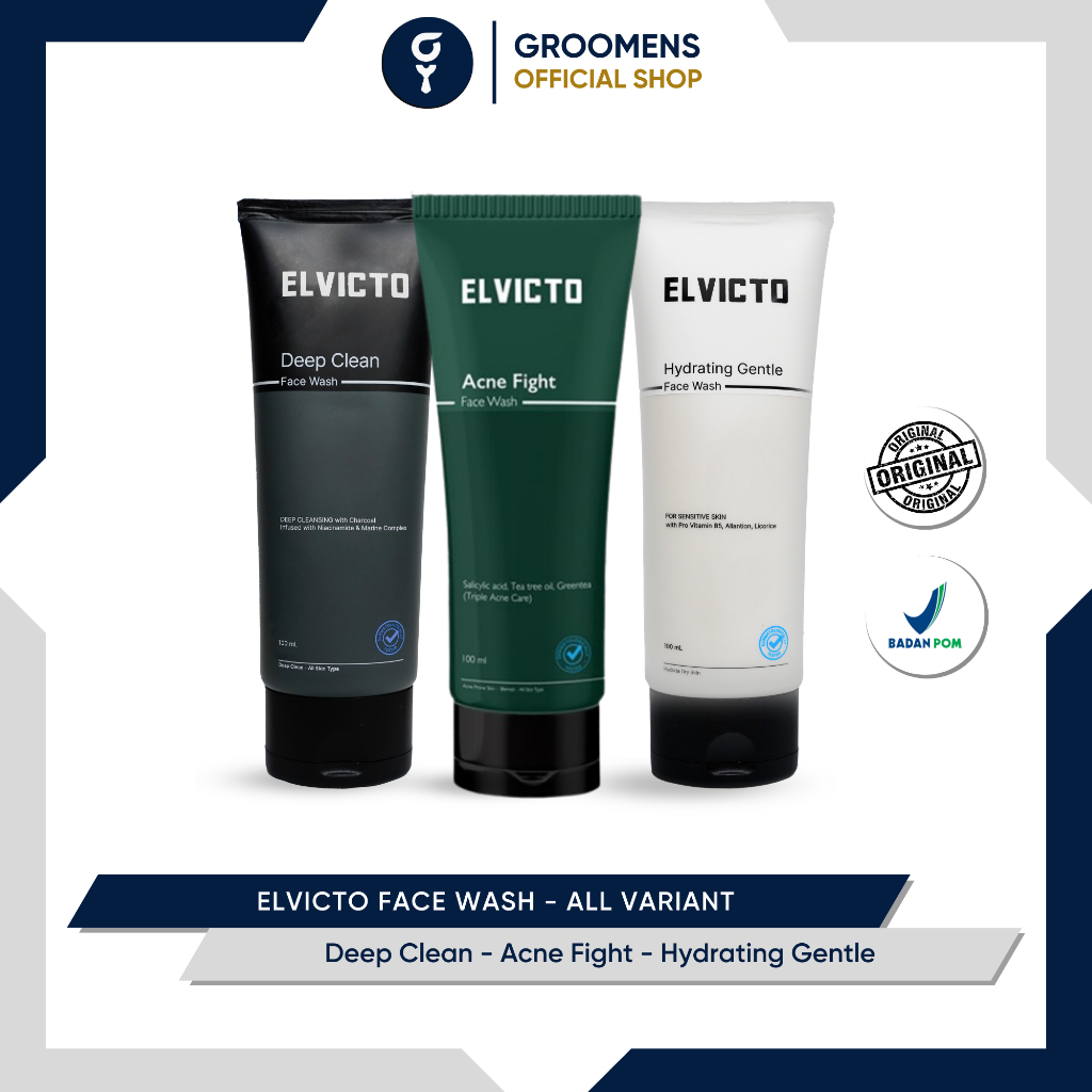 Elvicto Face Wash - All Variant (Satuan)