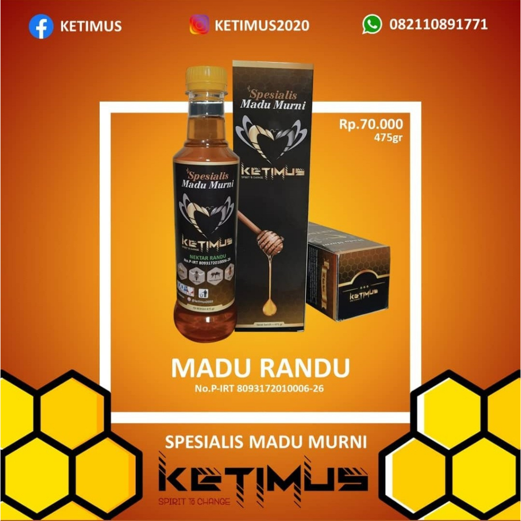 

KETIMUS - Spesialis Madu Murni - Madu Randu