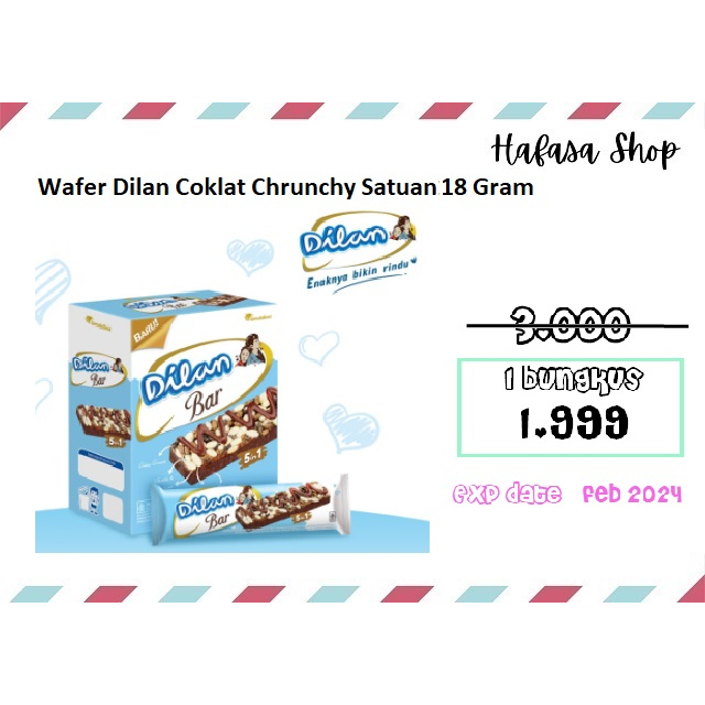 Dilan Choco Crunchy Satuan 18gram