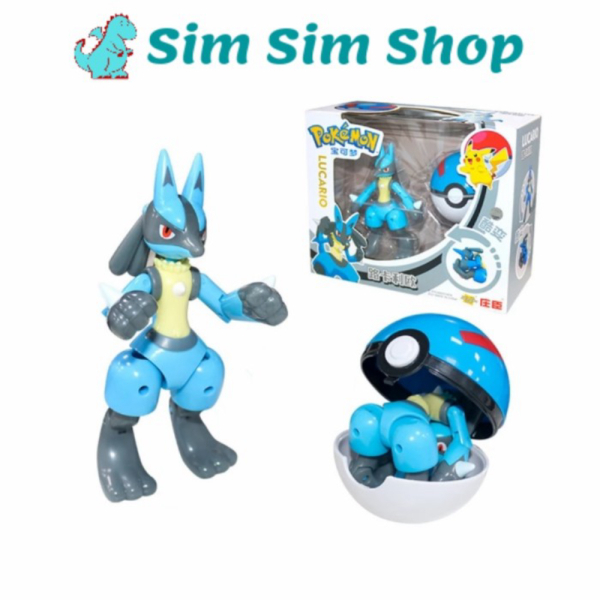 

Deformation Anak Mainan Berkualitas Original Pokeball Lucario Pokemon Figure Jual