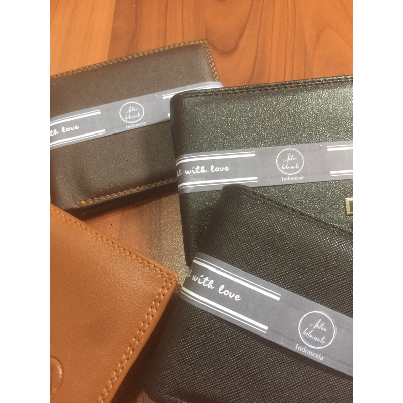 dompet lipat pria bahan kulit sintetis model 3 dimensi mur-mer #dompet #dompetlipat #dompetpria