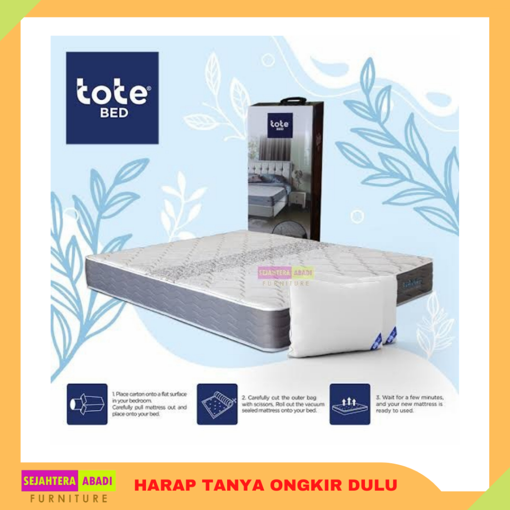 kasur box tote bed matras in a box pocketed spring vakum sanitized bed