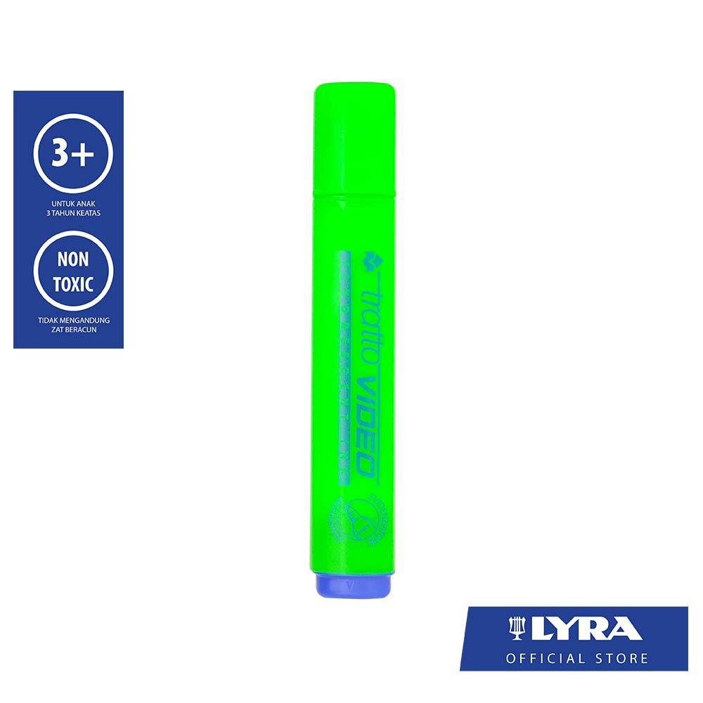 

Tratto Video, Stabilo / Highlighter Dengan Warna Sangat Terang - Green / Hijau