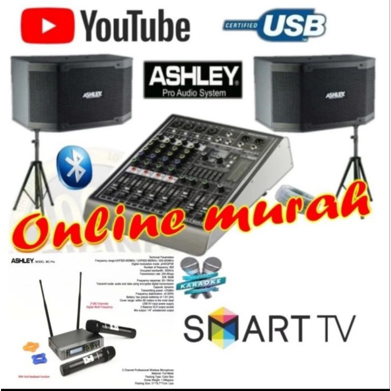 paket sound system ashley studio 4 ashley k2310 ashley mc pro ORYGINAL