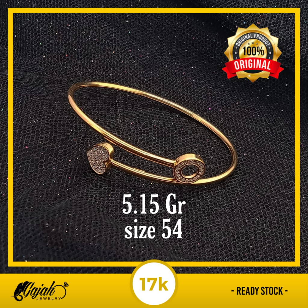 Gelang Emas 17K - 5.15 Gr Kadar 750 - 5128