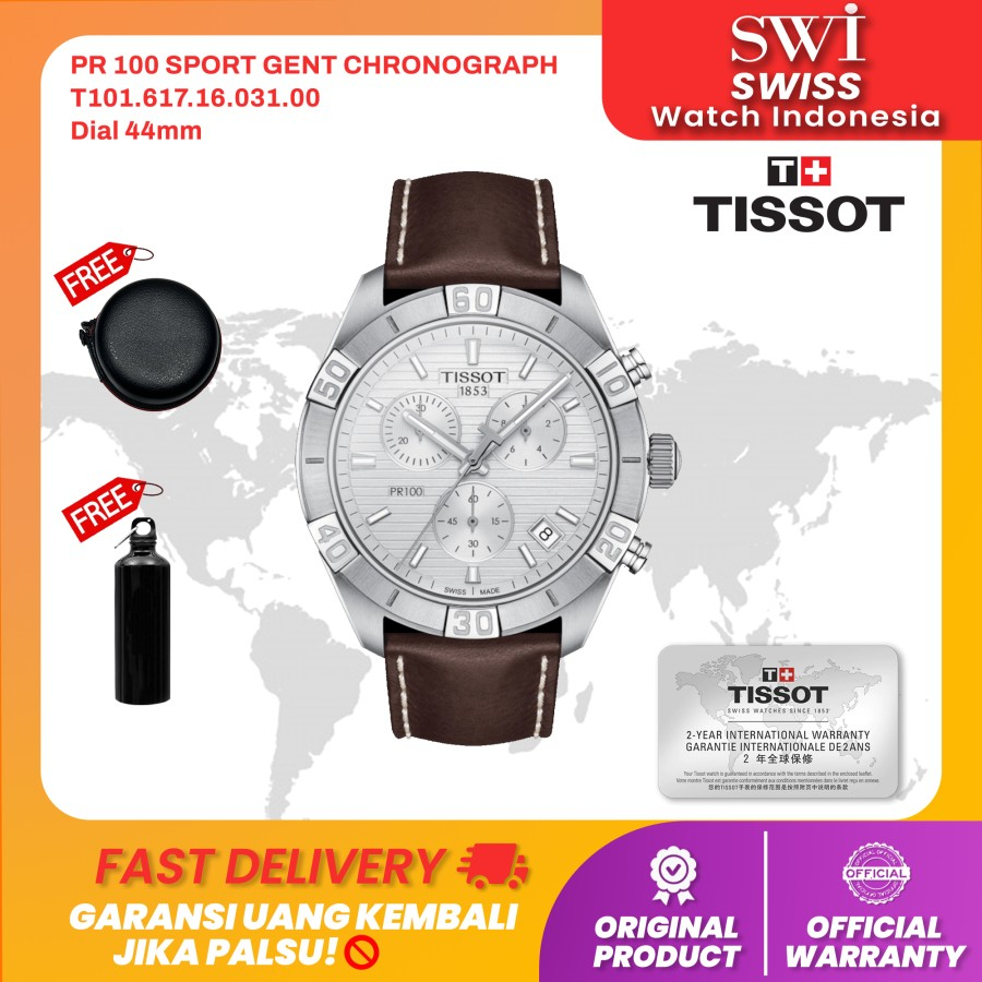 Jam Tangan Pria Tissot T101.617.16.031.00 PR 100 Sport Gent