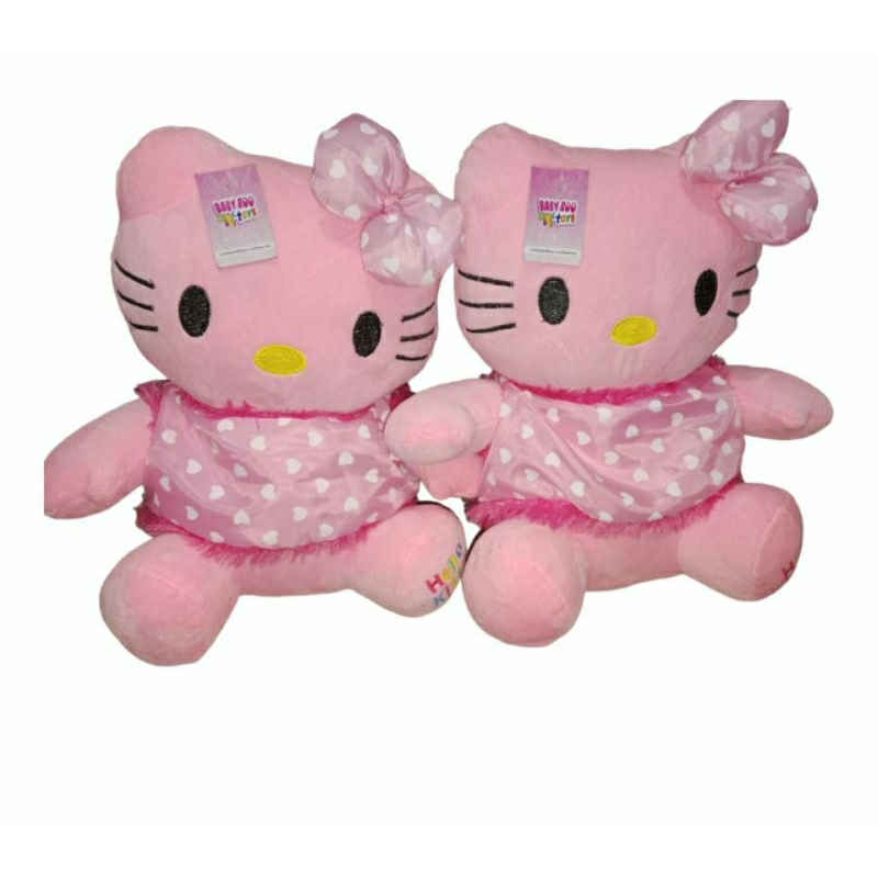 BONEKA HELLO KITTY BAJU SATEN  L