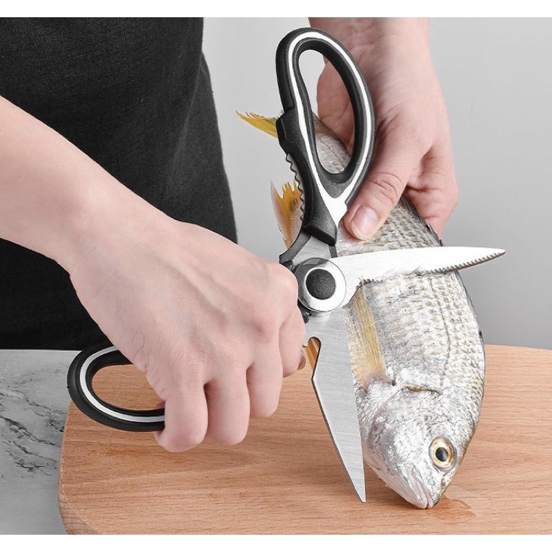 [DEASHOP] GUNTING DAPUR SERBAGUNA I GUNTING AYAM DAGING IKAN STAINLESS STEEL MURAH | GUNTING BESAR DAPUR I KITCHEN MEAT SCISSORS STAINLESS