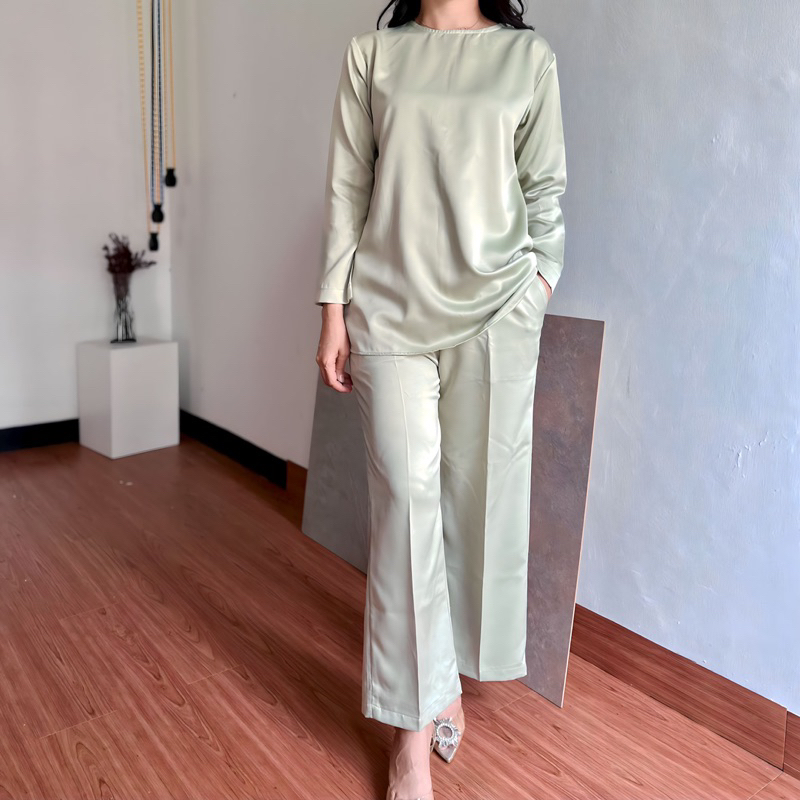 inner hijab &amp; culottes pants (atasan dan celana dijual terpisah)