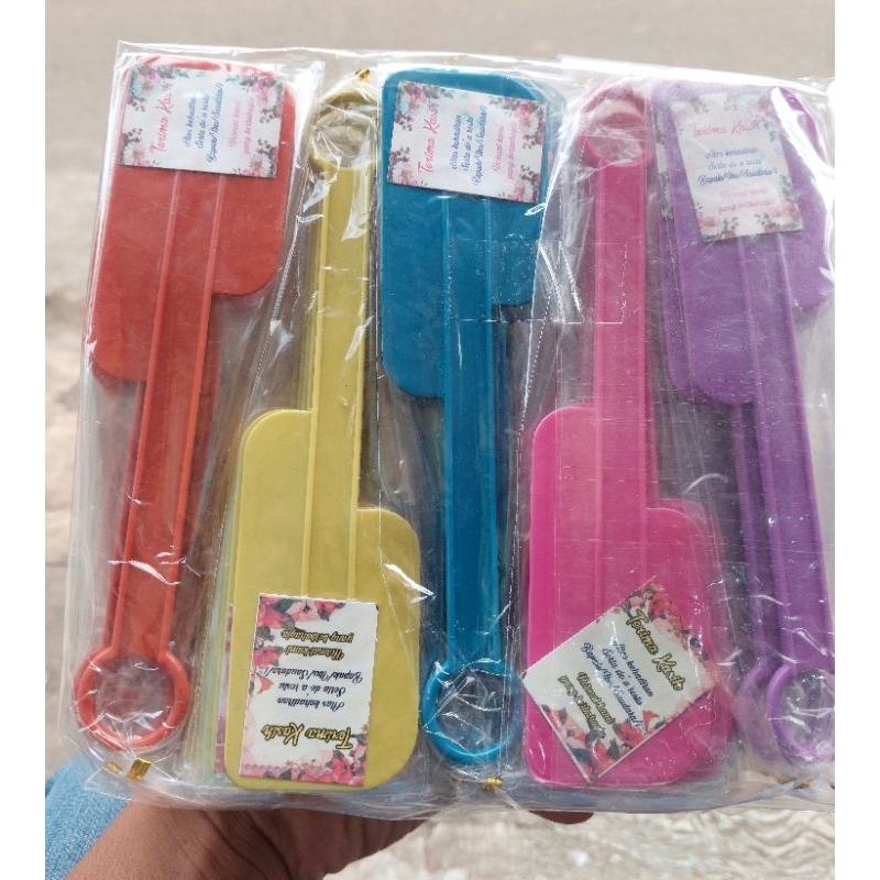 (100) SODET KEMAS PLASTIK souvenir pernikahan khitanan ulang tahun murah unik lucu solet spatula pol