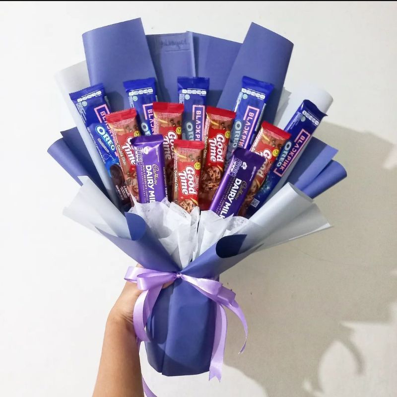 

Cokelat Cadbury Bouquet, Buket cokelat untuk Hadiah Wisuda, Kado ulang tahun, kado anniversary