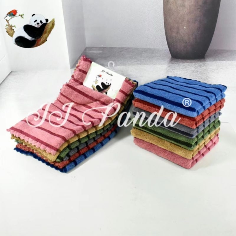 Saputangan Handuk Microfiber Uk 30 cm x 30 cm - Salur.