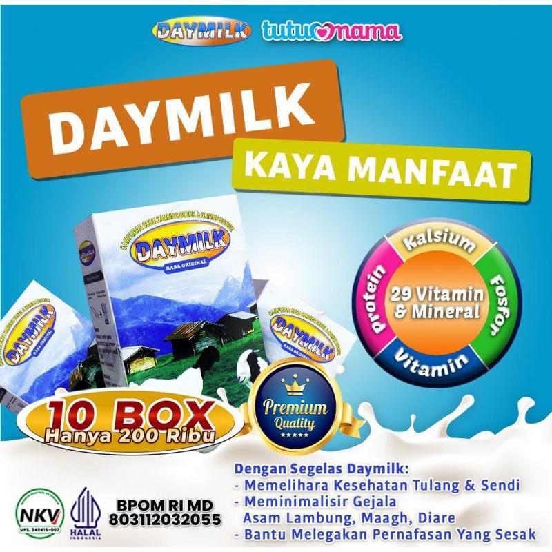 

Susu Daymilk Paket Hemat 10 Box - Surabaya