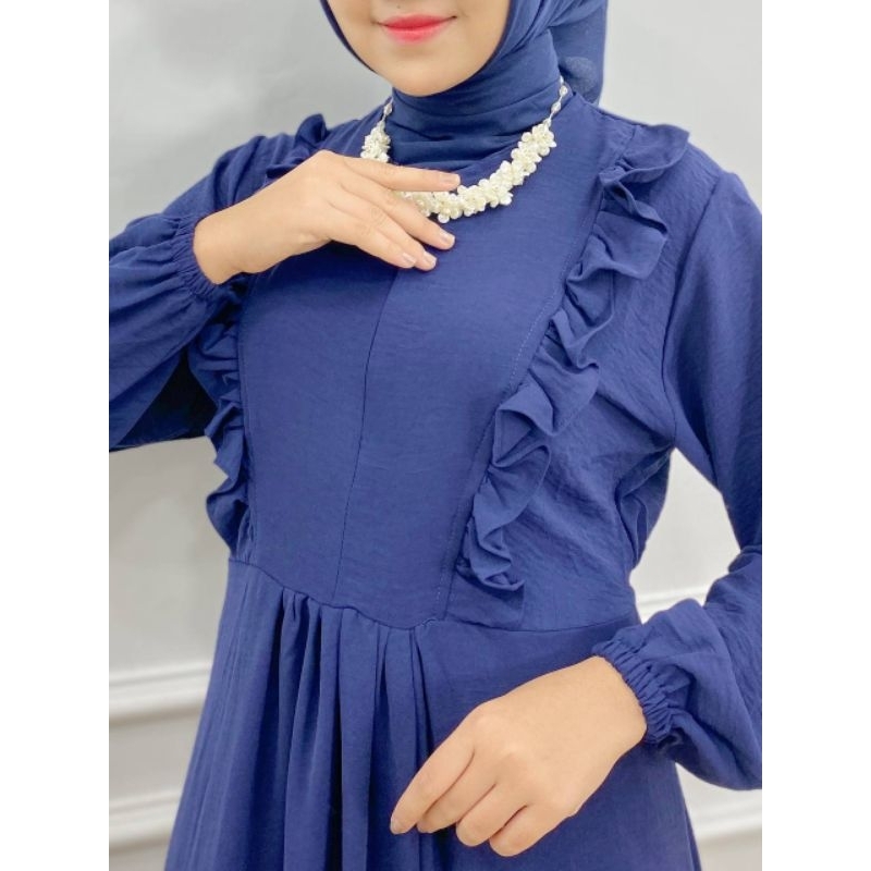 PB Prilly Busana - ZANEETA DRESS CRINCLE - GAMIS RIMPLE - GAMIS PESTA