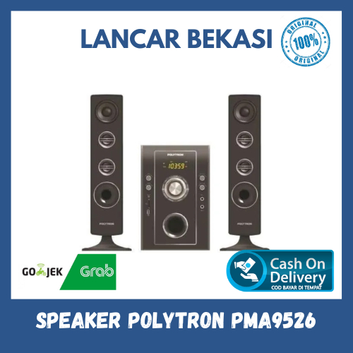 SPEAKER POLYTRON PMA9526 [BLUETOOTH/KARAOKE/USB/RADIO FM] - Garansi Resmi, Original