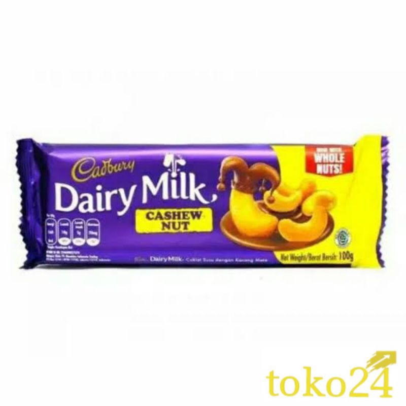 

Cadbury Dairy Milk Cashew Nut 100 gr