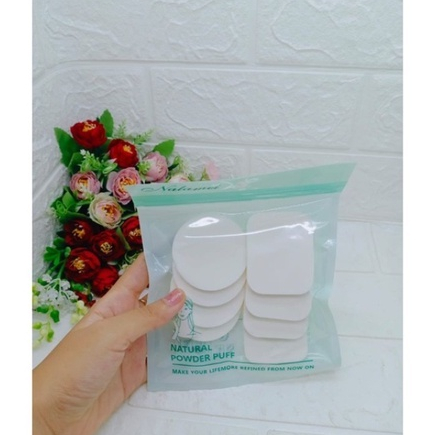 SPONS BEDAK NALAMEI ISI 8 PCS SPONS MAKEUP SPONGE POWDER PUFF NALAMEI